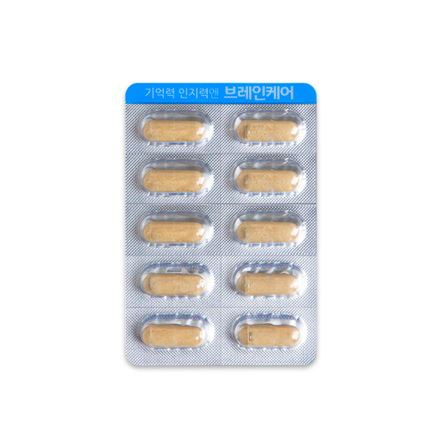 기억력 인지력엔 브레인케어 650mg, 60캡슐 3