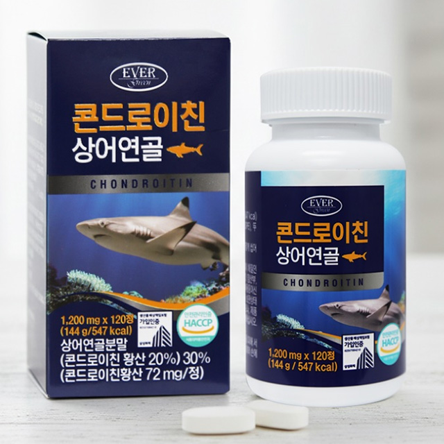 에버그린 콘드로이친 상어연골 1,200mg, 120정 3