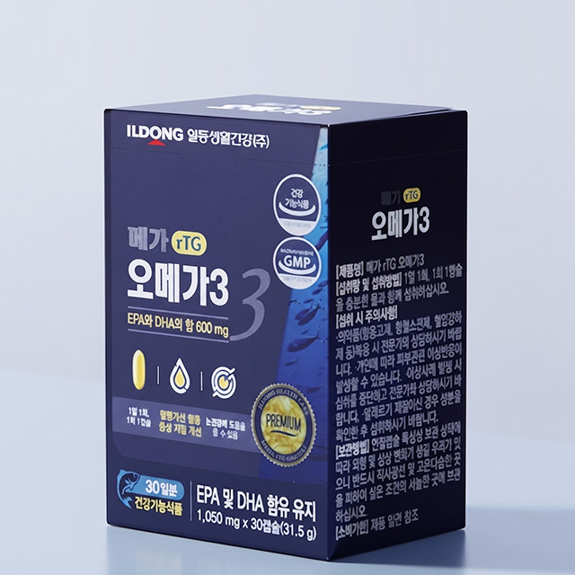 일동 메가 Rtg 오메가3 1,050mg, 60캡슐 3