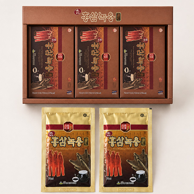 참 홍삼녹용골드 70ml, 30포 2